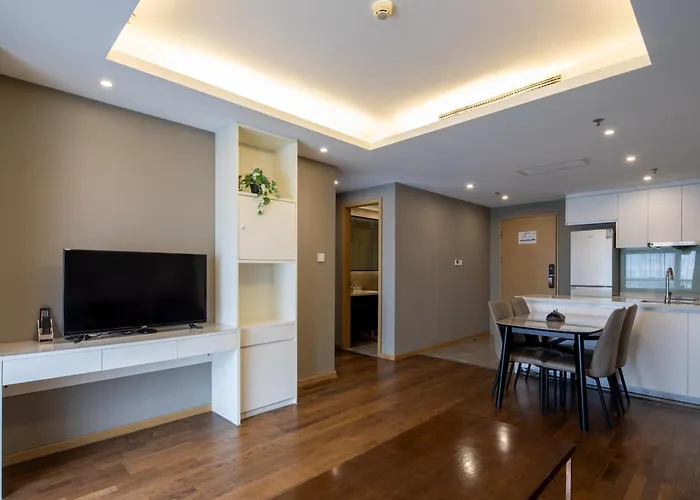 Estee Aparthotel - Feels Like Home & Free Wifi & Independent Kitchen, Washing Machine, Rridge Pékin  acceptant les animaux